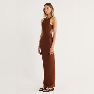 Rumer the label PENELOPE HALTER MAXI